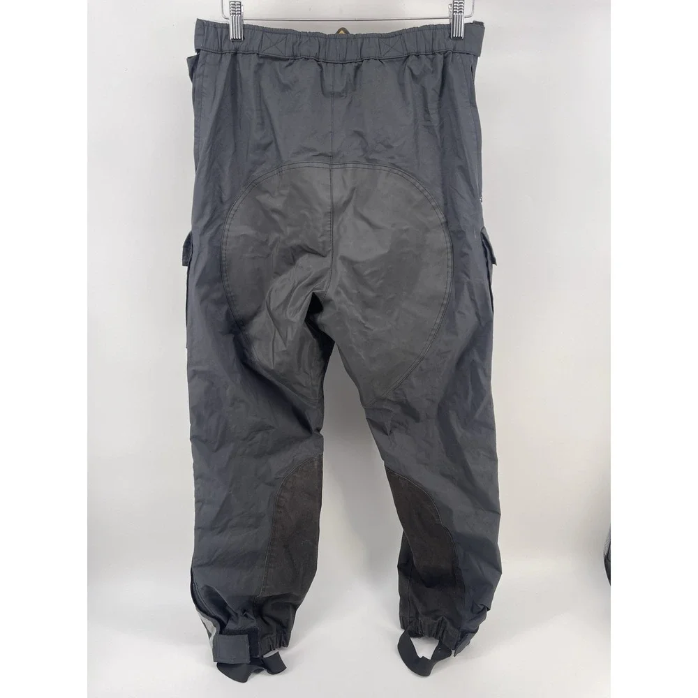 Y2K Vintage Harley-Davidson Bib Overalls Black Motorcycle Cargo Pants XS